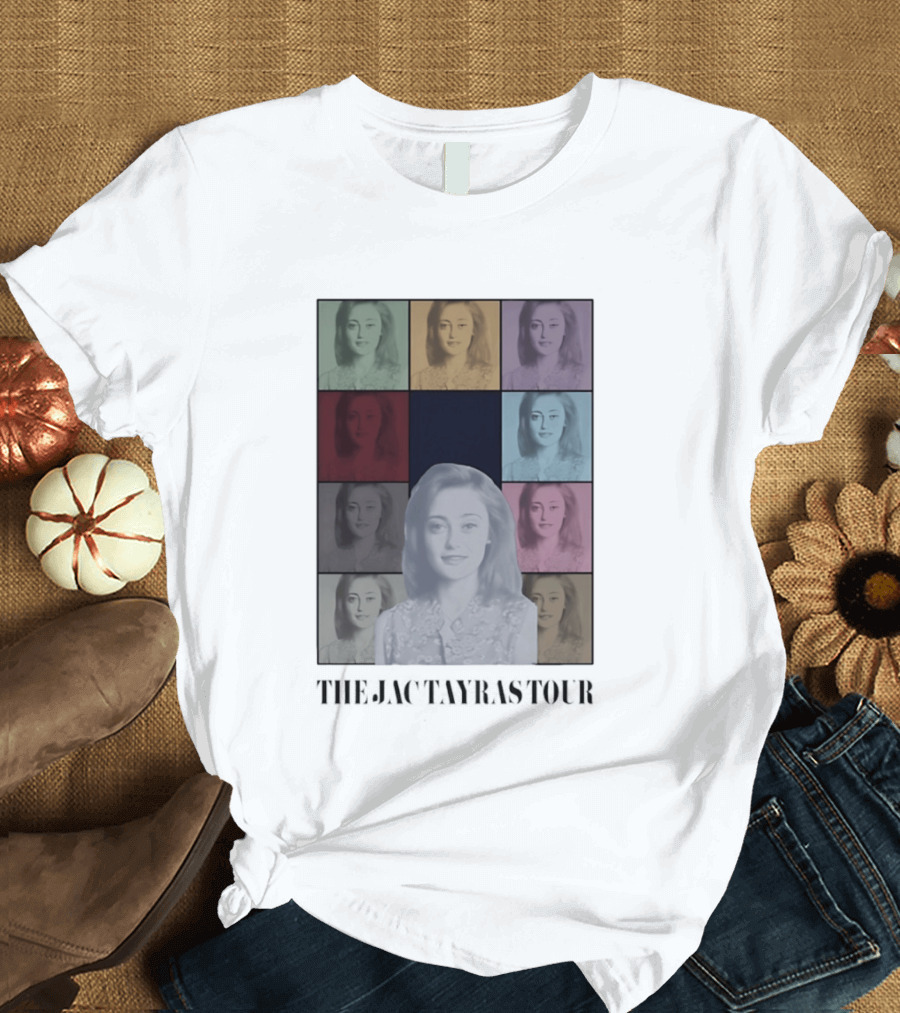 The Jactayras Tour Pop Art Style Multicolor Portrait Collage T-Shirt