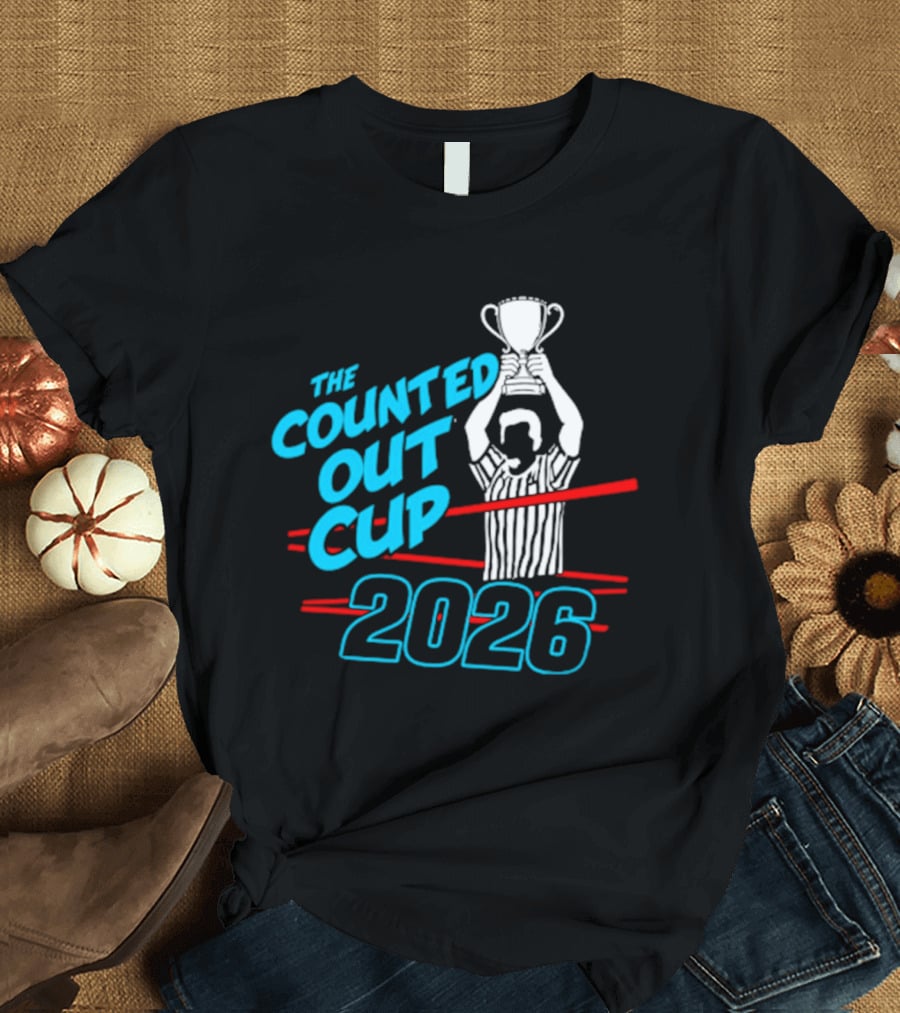 The Counted Out Cup 2026 Trophy Celebration T-Shirt