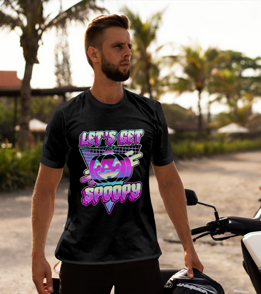 Let's Get Spoopy Halloween Pumpkin T-Shirt