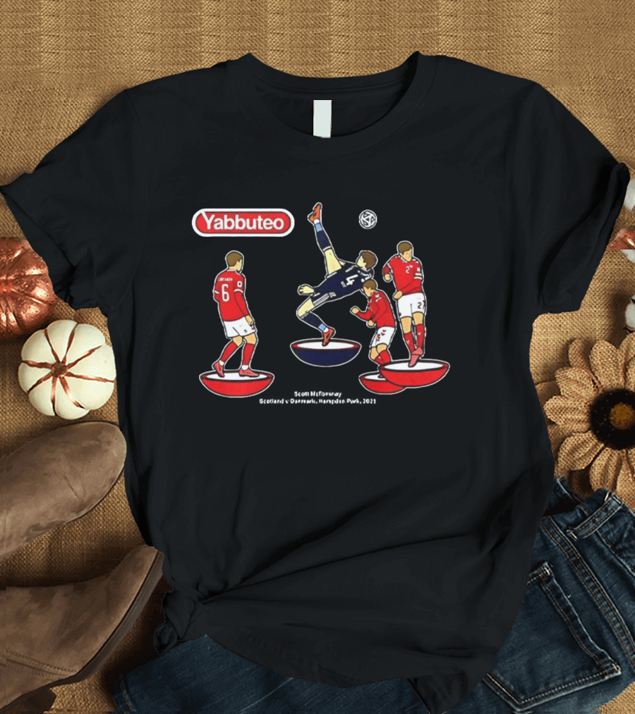 Yabbuteo Scotland FC McTominay Bicycle Kick T-Shirt