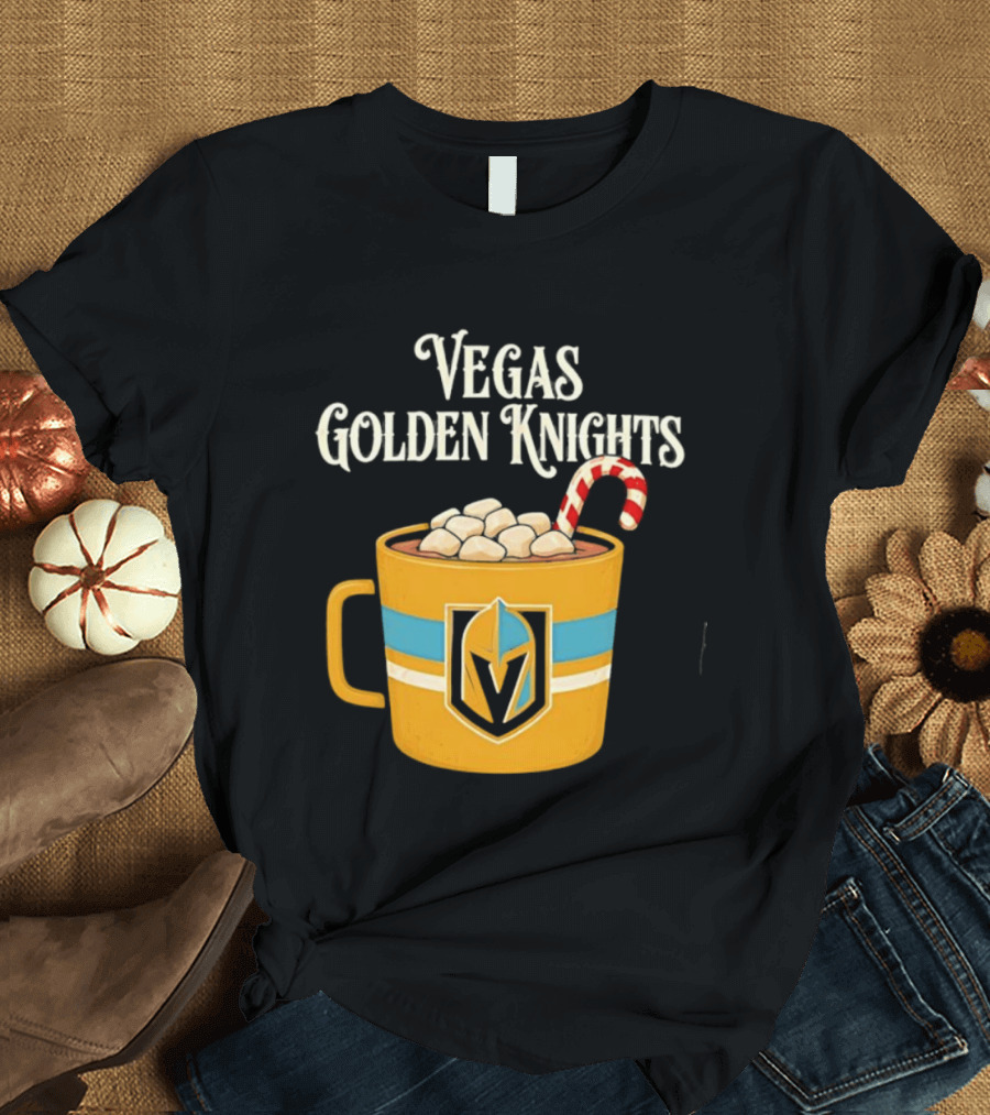 Vegas Golden Knights With Candy Cane Richmond T-Shirt