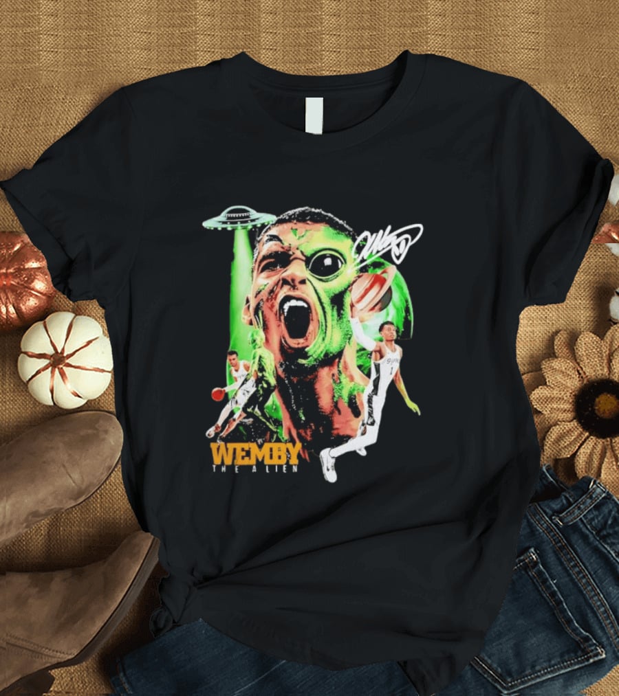 Wemby You Alien Victor Wembanyama San Antonio Spurs 2026 T-Shirt