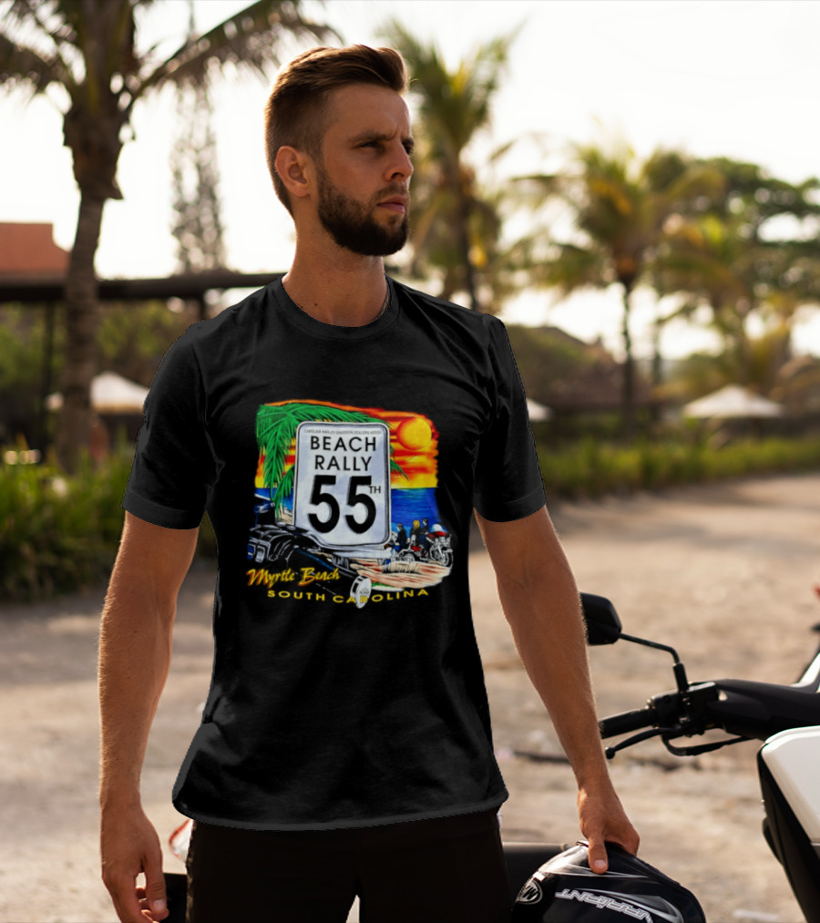 Carolina Harley Davidson Dealers Assoc Beach Rally 55th Myrtle Beach South Carolina T-Shirt