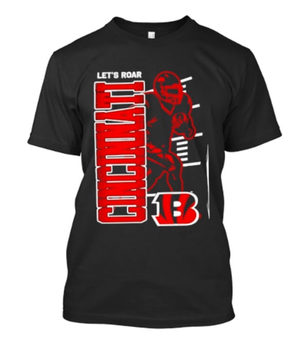 Cincinnati Bengals Football Let's Roar 13 T-Shirt