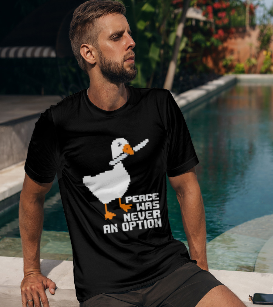 Duck Knife Peace Was Never An Option T-Shirt