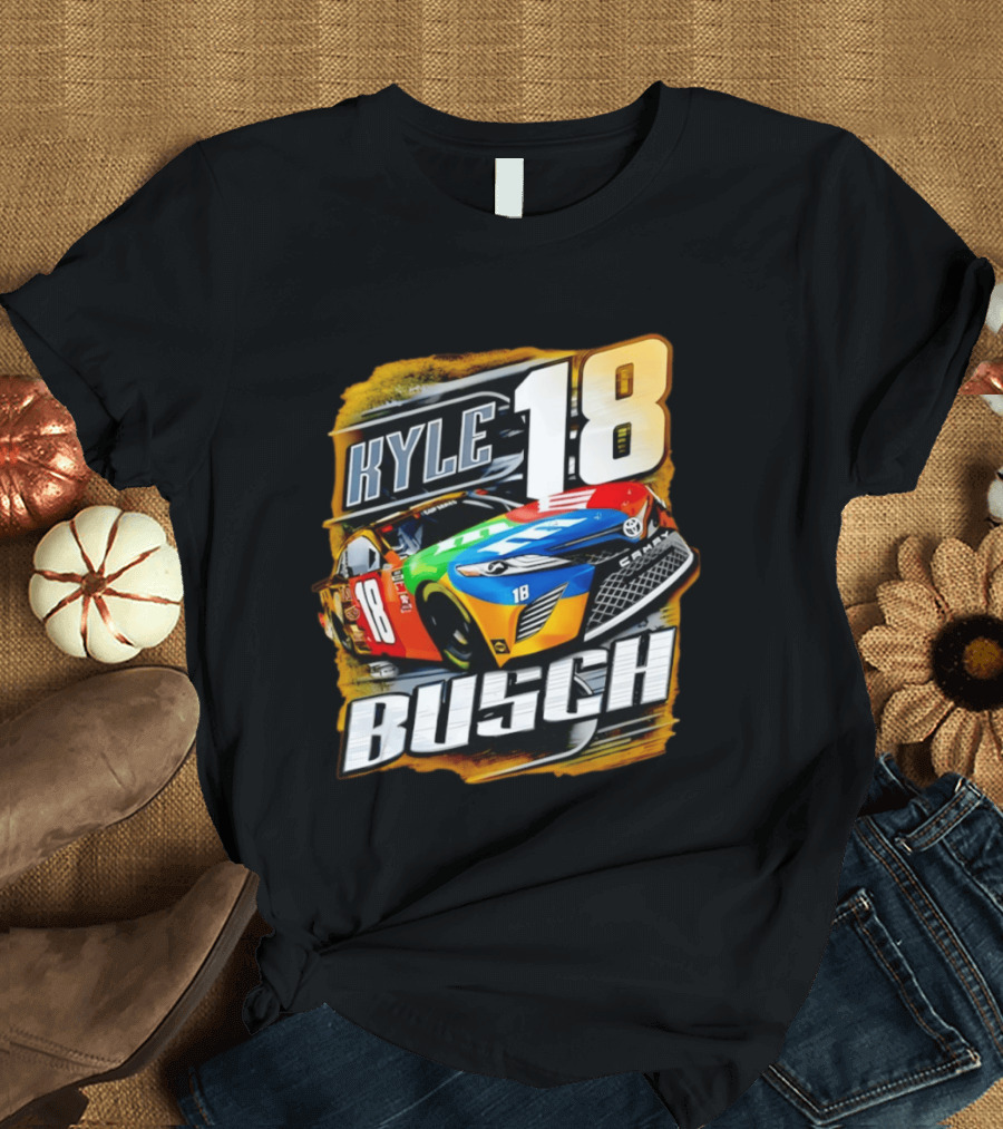 Kyle Busch 18 Toyota Camry Nascar Racing T-Shirt