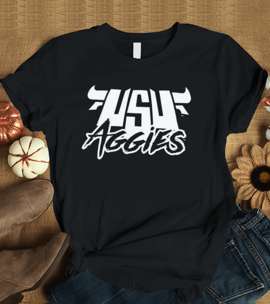USU Aggies Don't Mess With The Bull 2019 2020 Two Sided T-Shirt