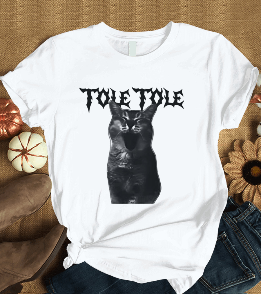 TOLE TOLE Black Cat T-Shirt