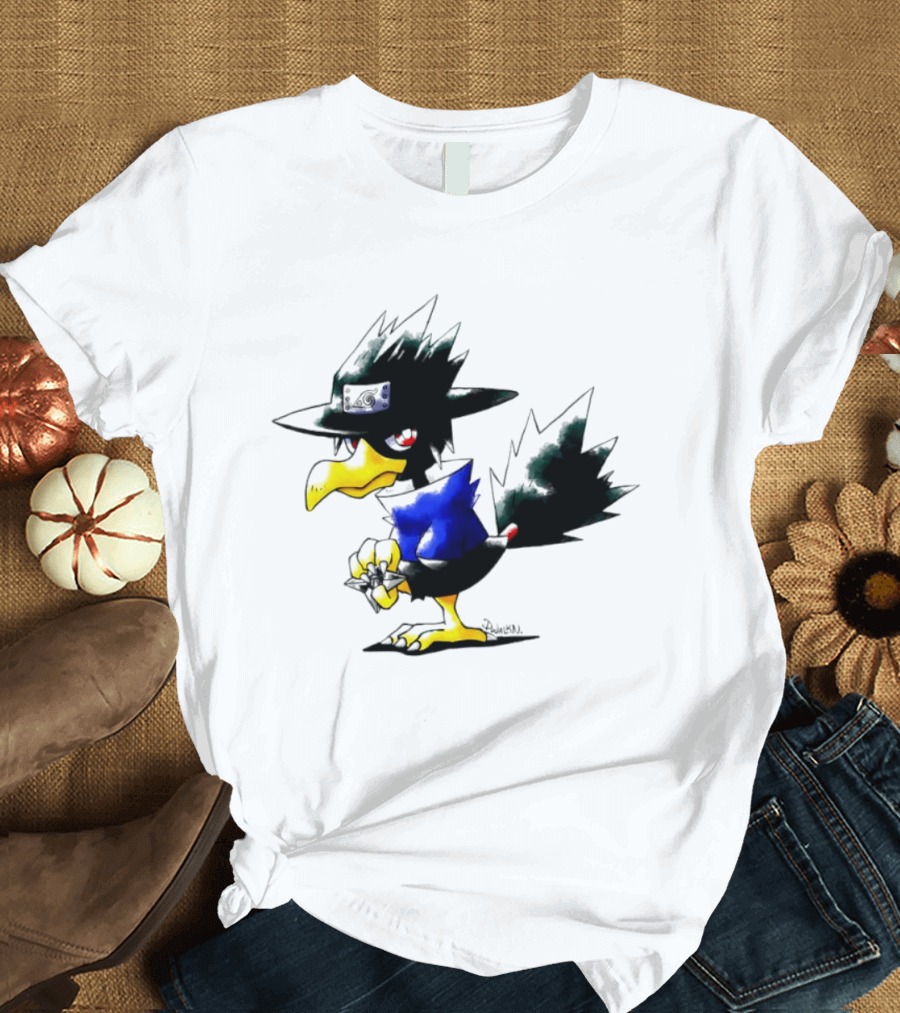 Murkrow Sasuke Uchiha Naruto Hidden Leaf Village Ninja T-Shirt