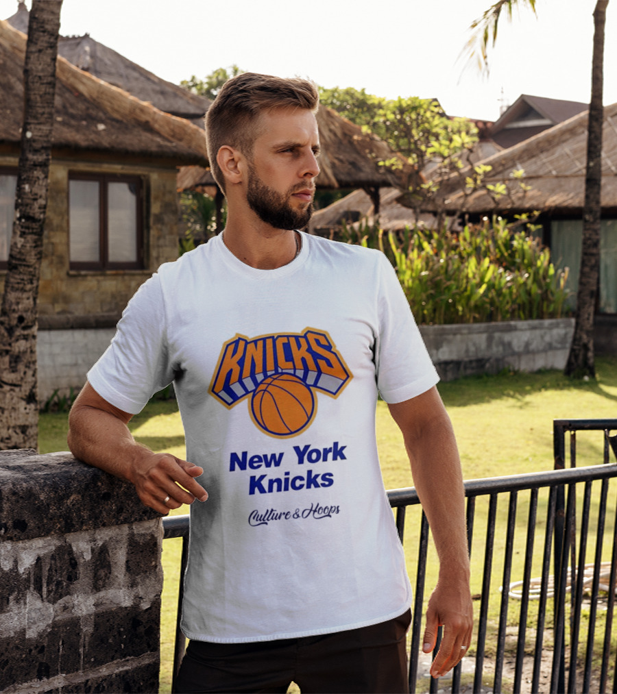 New York Knicks Culture & Hoops Basketball Team T-Shirt
