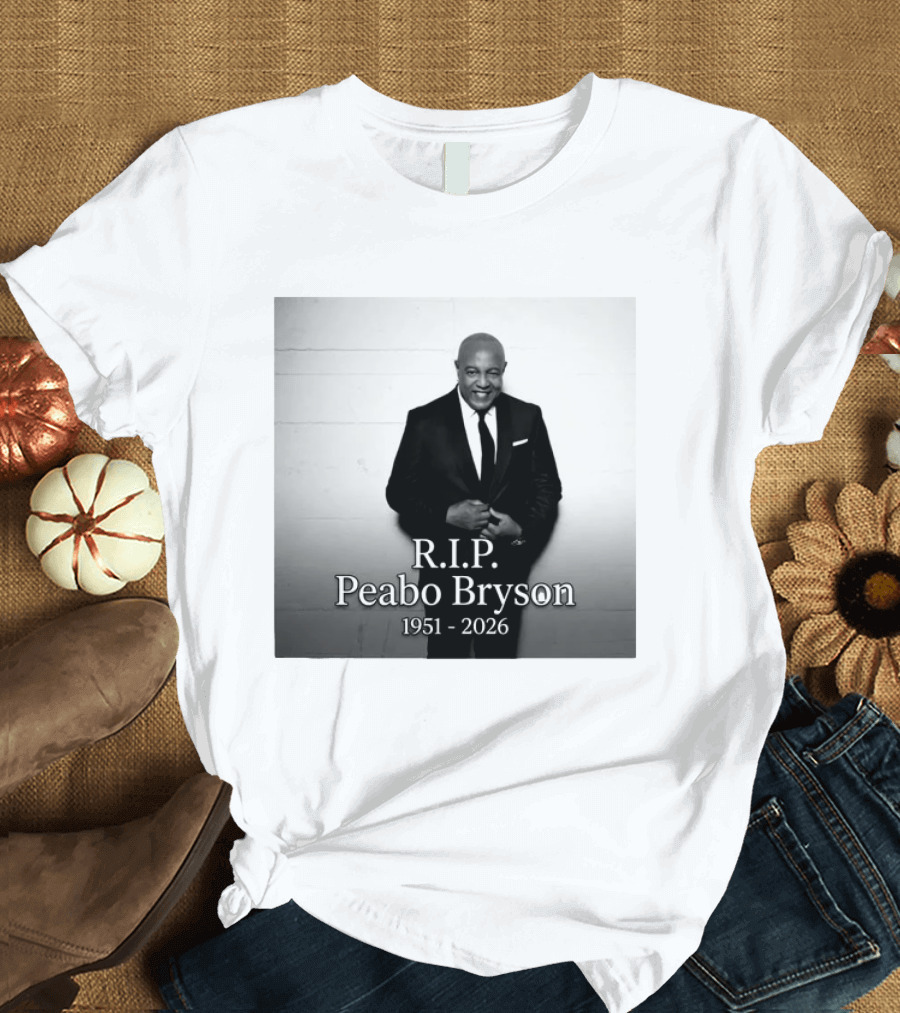 R.I.P. Peabo Bryson 1951 2026 R&B Legend Of Beauty And The Beast A Whole New World T-Shirt