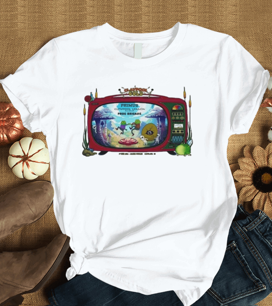 Primus Claypool Lennon Delirium Frog Brigade Cleveland June 2 2026 T-Shirt
