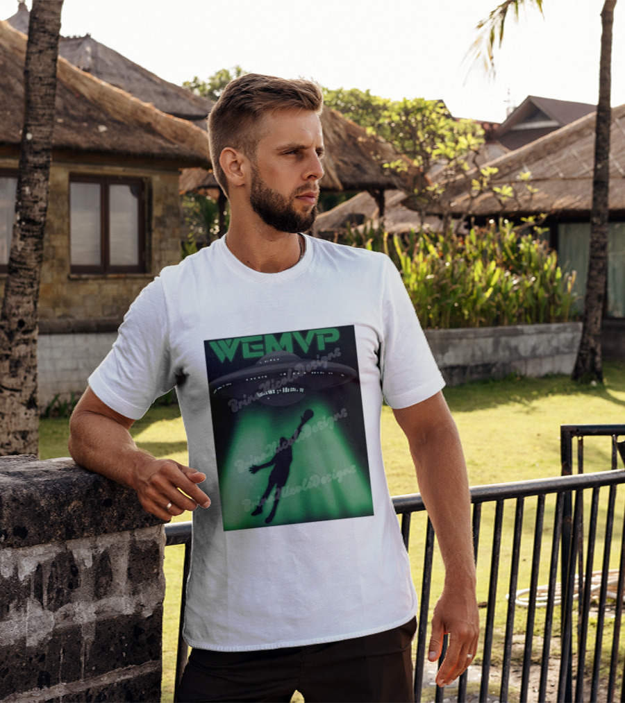 WEMVP Wemby Alien UFO San Antonio Spurs Basketball NBA 2026 T-Shirt