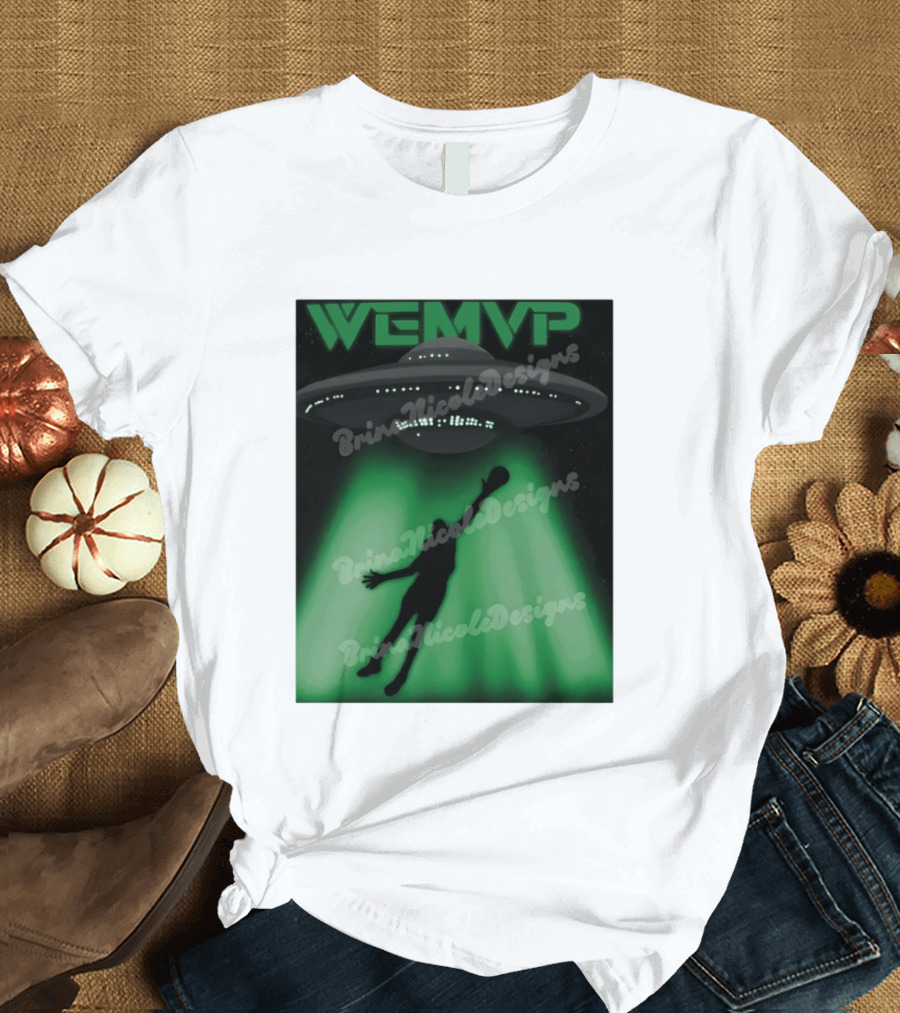 WEMVP Wemby Alien UFO San Antonio Spurs Basketball NBA 2026 T-Shirt