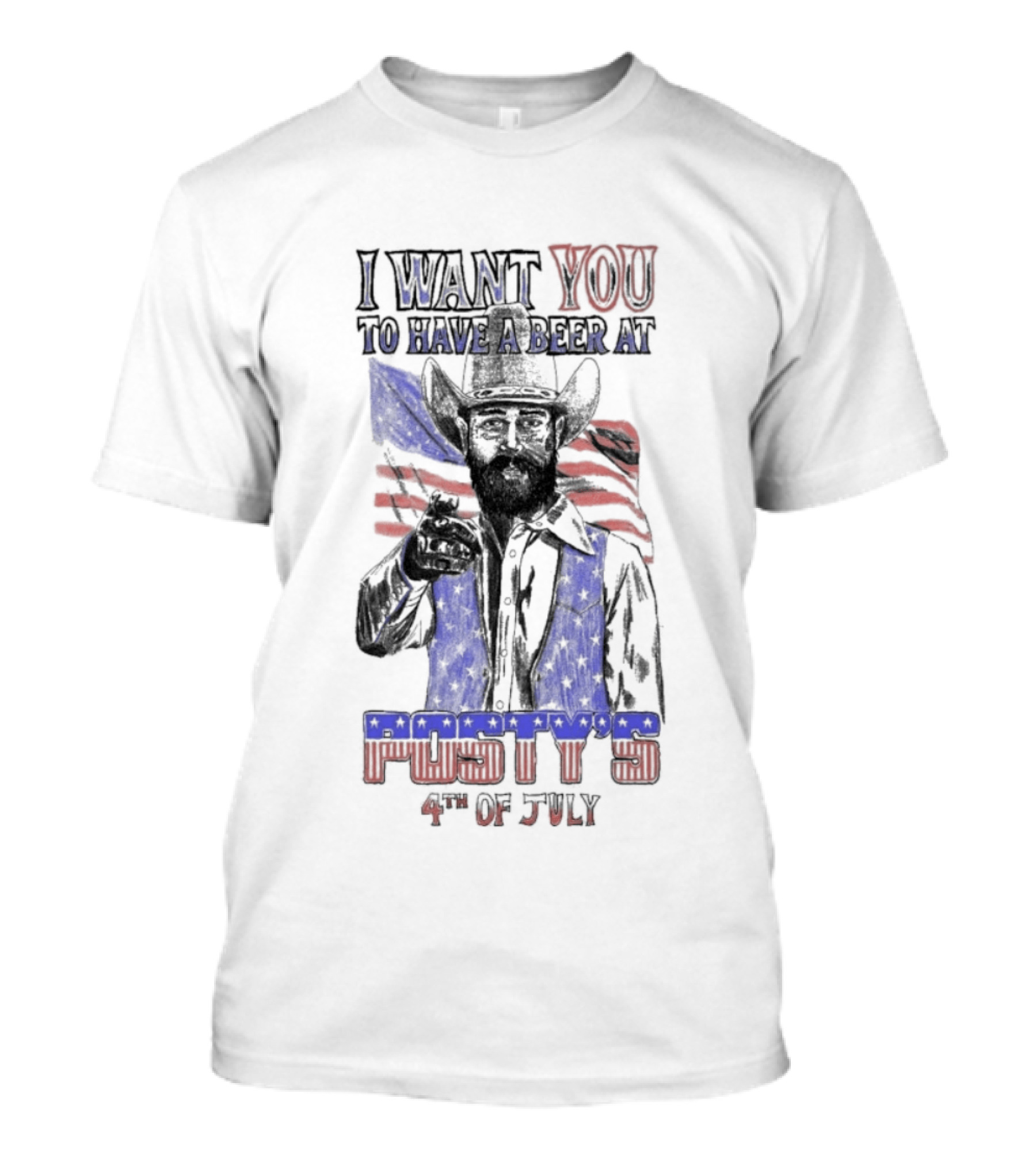 I Want You To Have A Beer At Posty's July 4th 2026 250 Years Of America T-Shirt