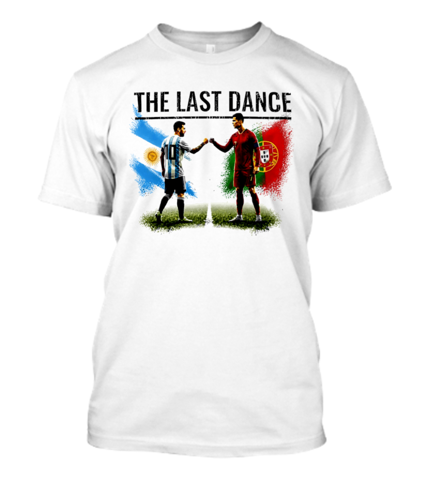 The Last Dance Messi Ronaldo Argentina Portugal Football Rivalry T-Shirt