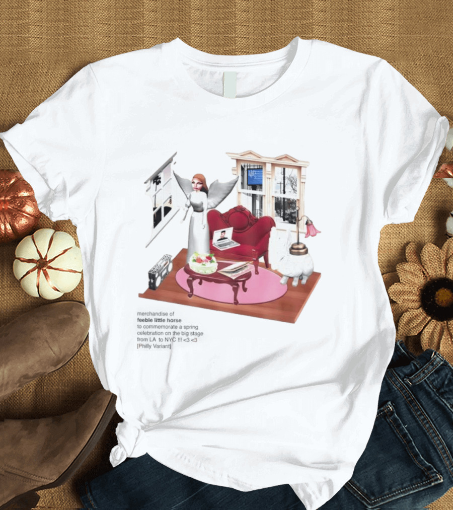 Feeble Little Horse Merchandise Spring Celebration Big Stage Collage T-Shirt