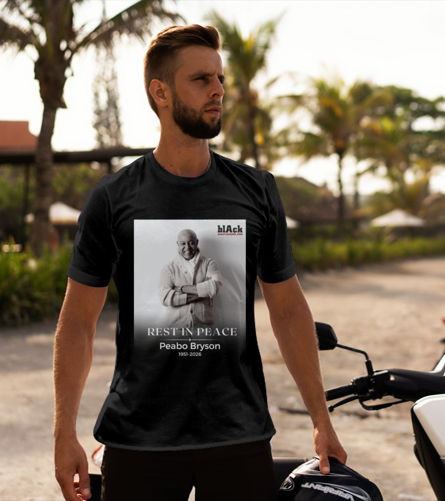 Rest In Peace Peabo Bryson 1951 2026 Black Americaweb T-Shirt