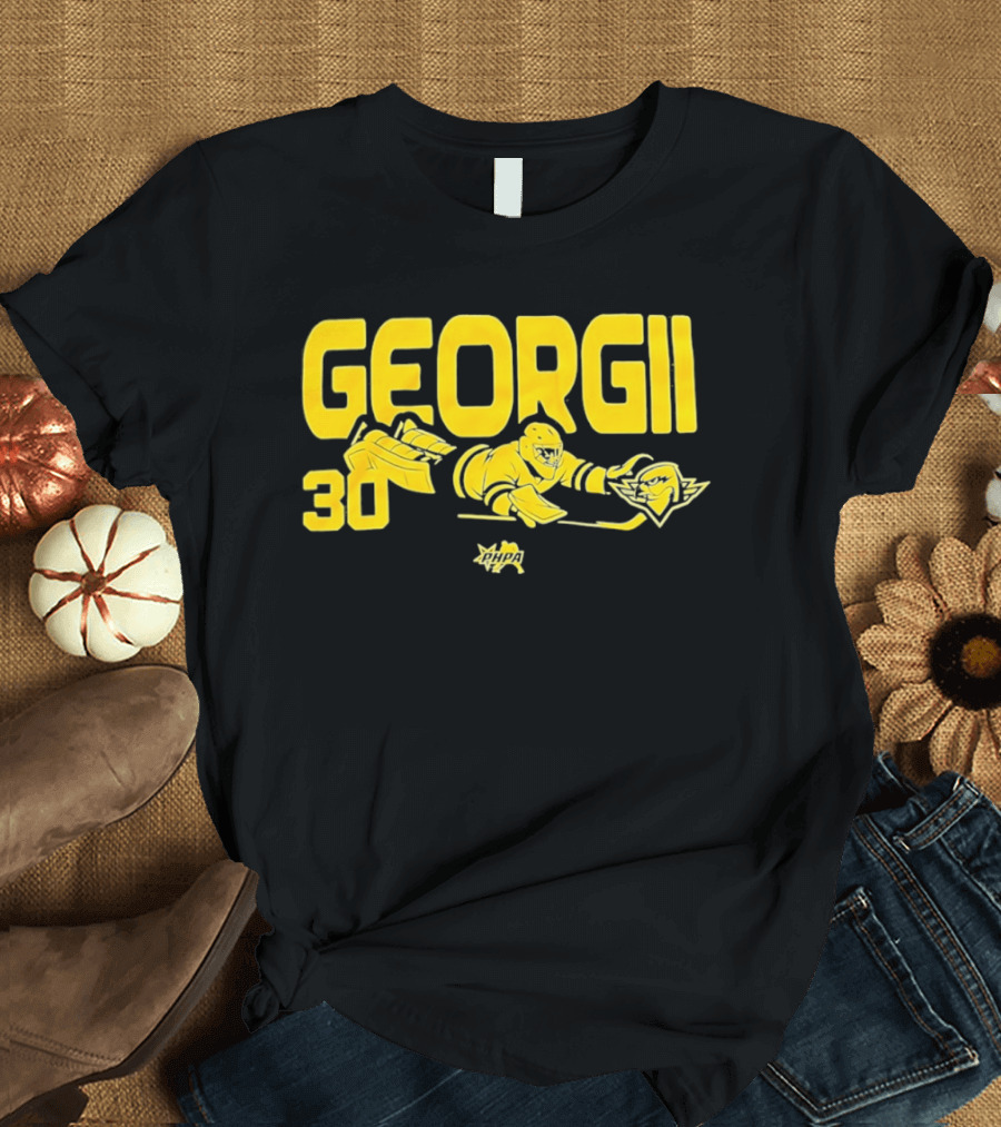 Georgii Romanov 30 Springfield Thunderbirds Hockey Player T-Shirt