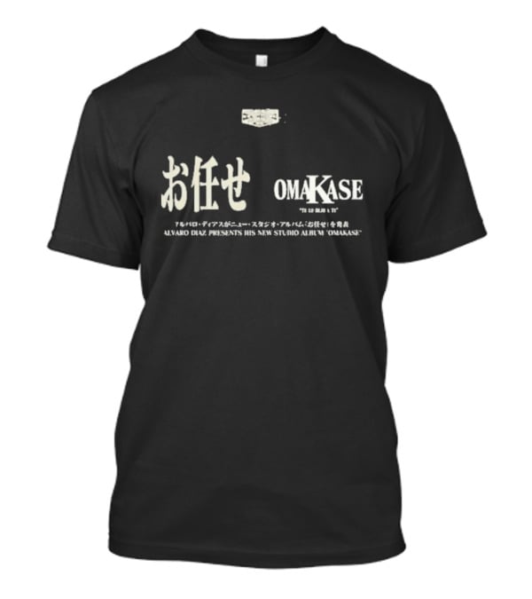 Alvaro Diaz Presents New Album Omakase Te Lo Dejo A Ti Studio Release Collaboration T-Shirt