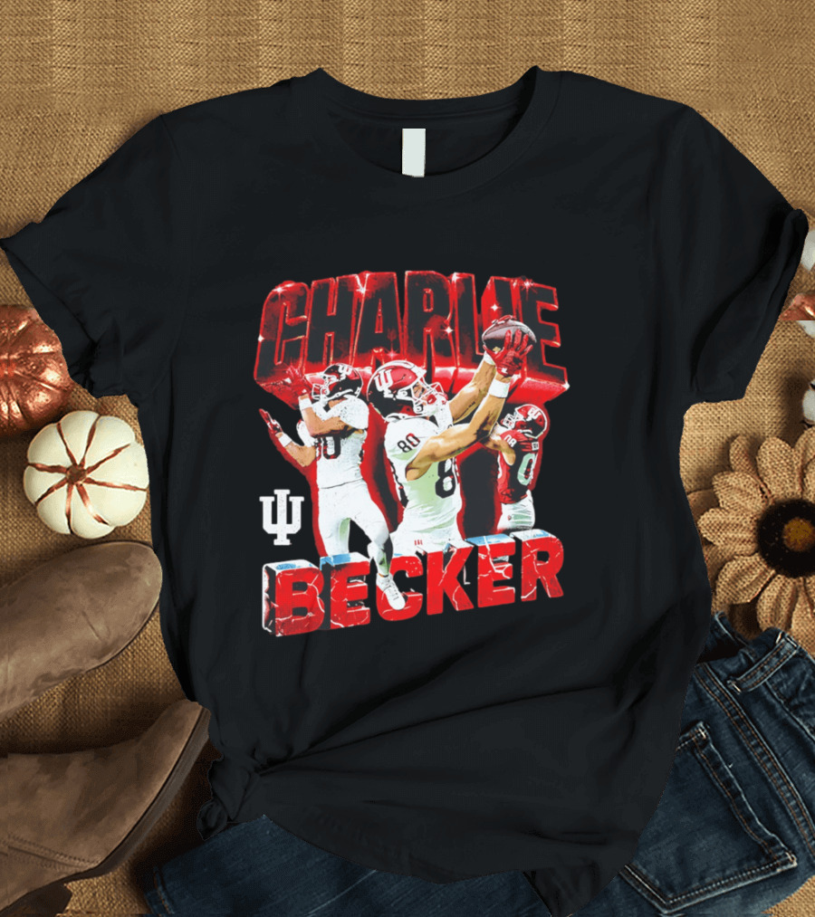 Charlie Becker Indiana Hoosiers Football 90s IU T-Shirt