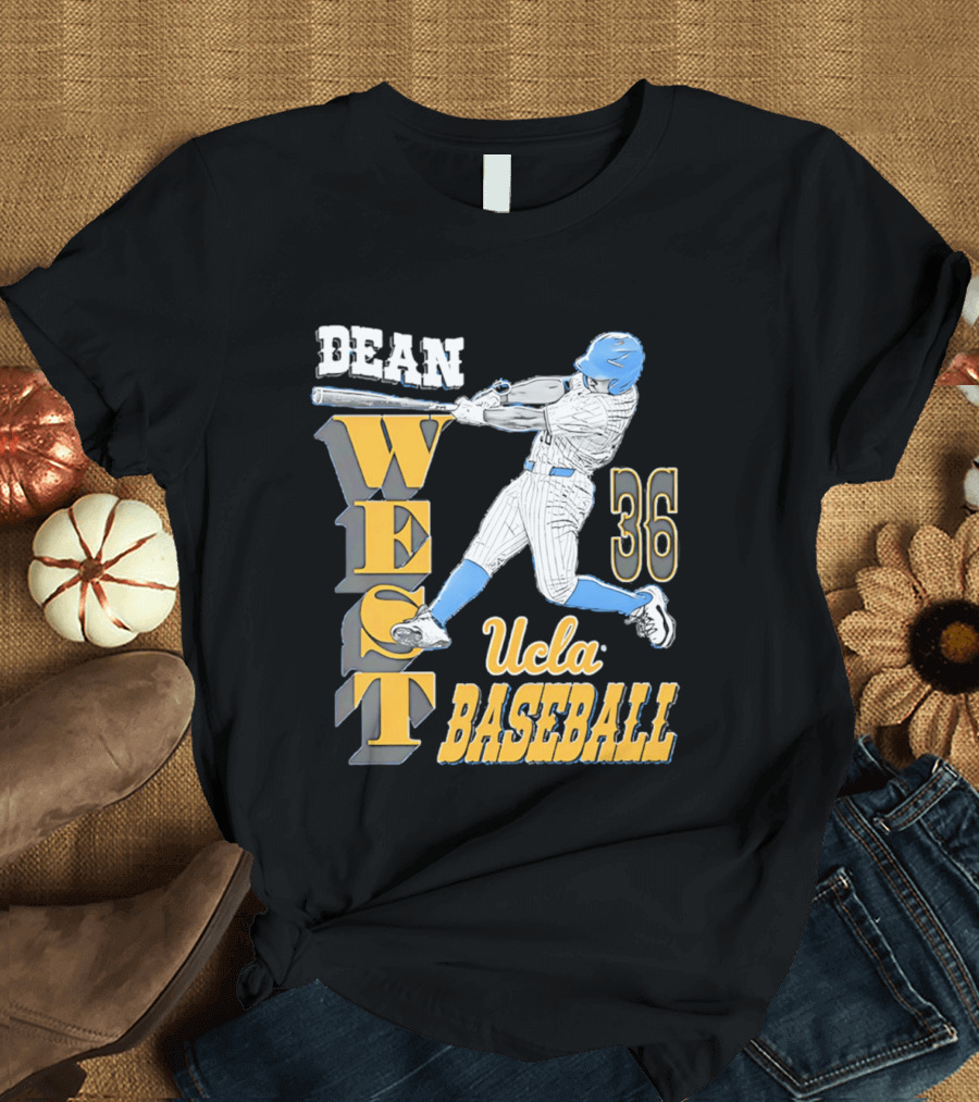 Dean West UCLA Baseball 36 NCAA T-Shirt