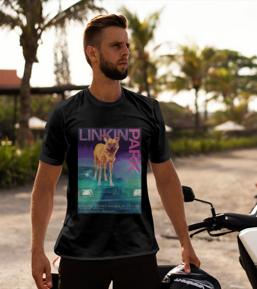 Linkin Park From Zero World Tour 2026 Vienna Austria June 9 Ernst Happel Stadium T-Shirt