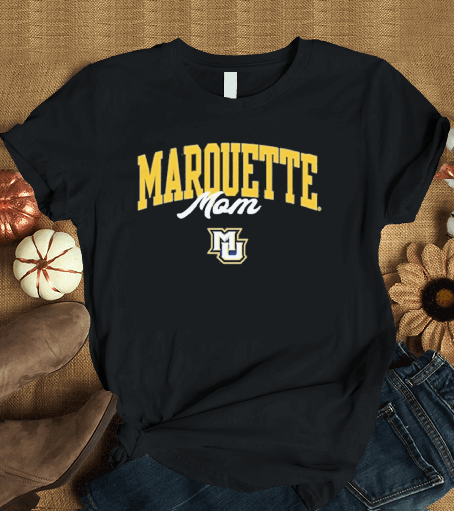 Marquette Golden Eagles Mom MU Logo Summit Sportswear T-Shirt