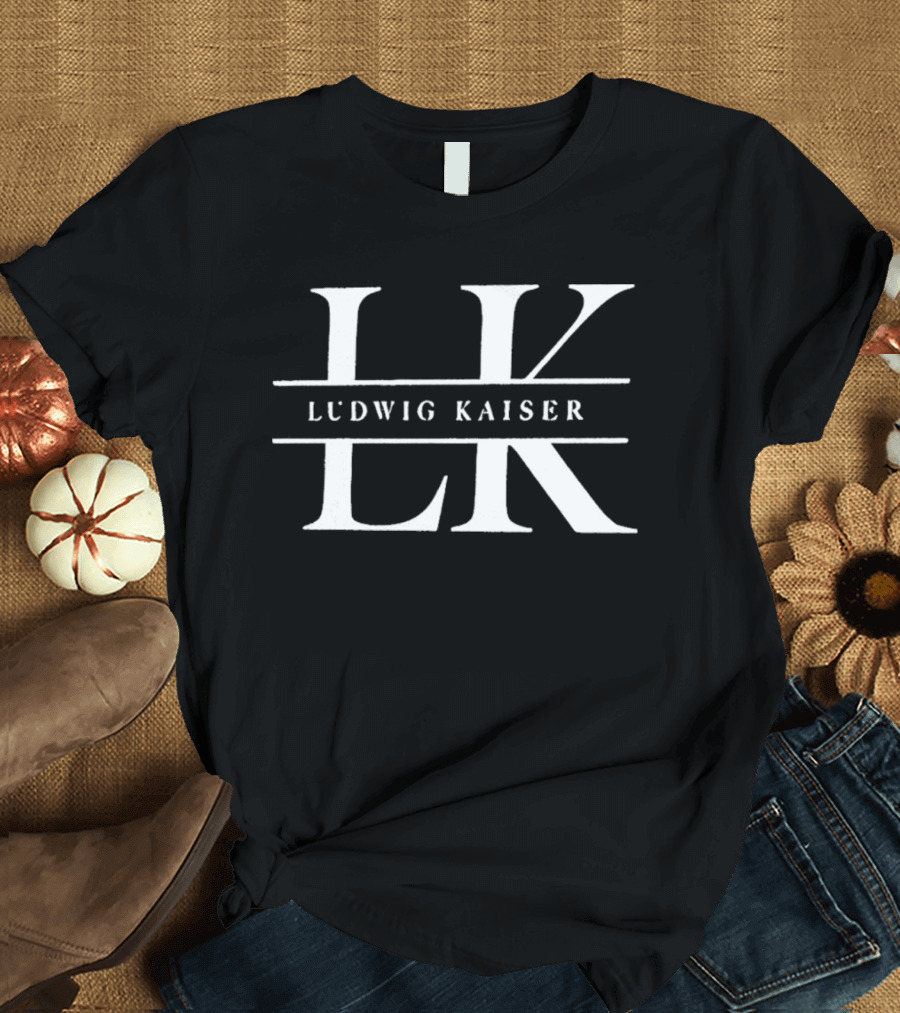 WWE Ludwig Kaiser LK Black T-Shirt