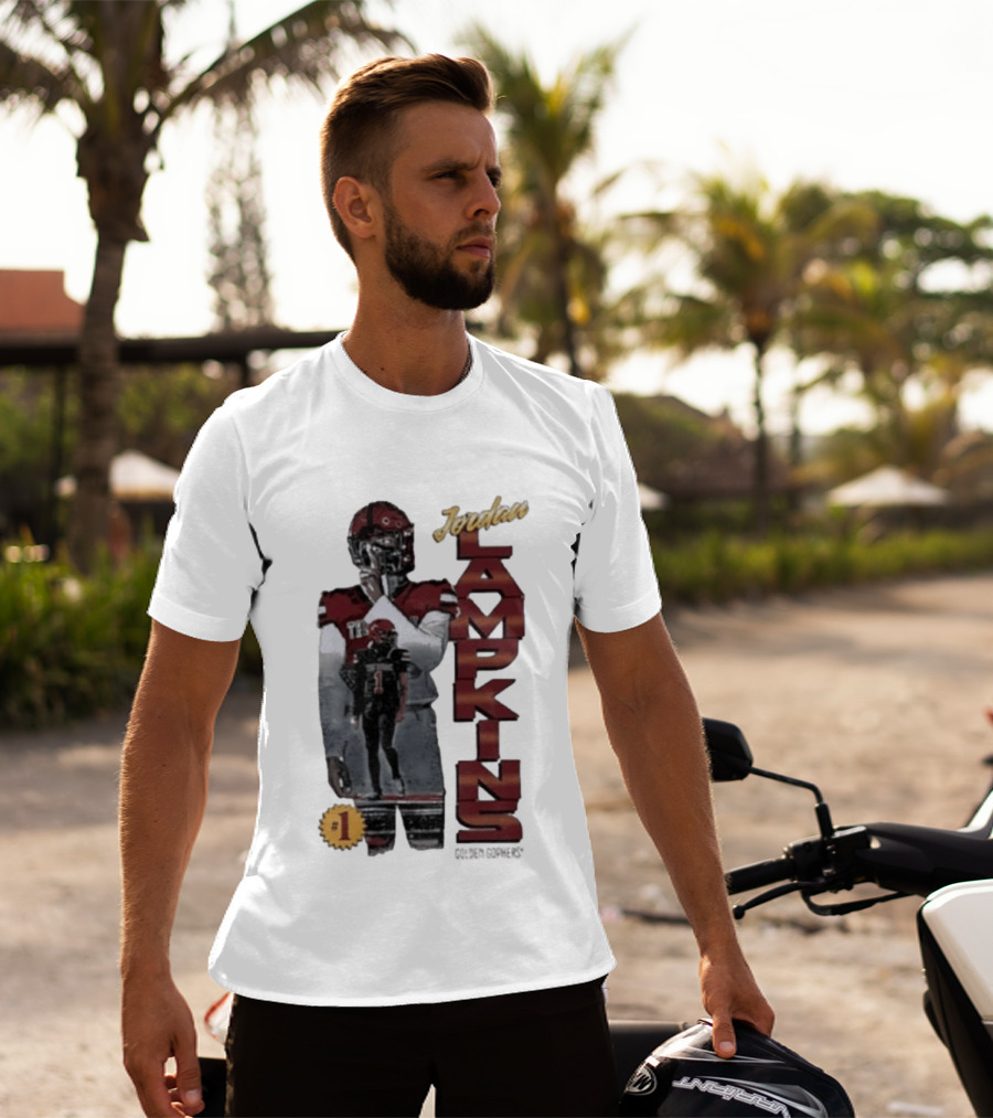Jordan Lampkins 1 Minnesota Golden Gophers Football Player T-Shirt