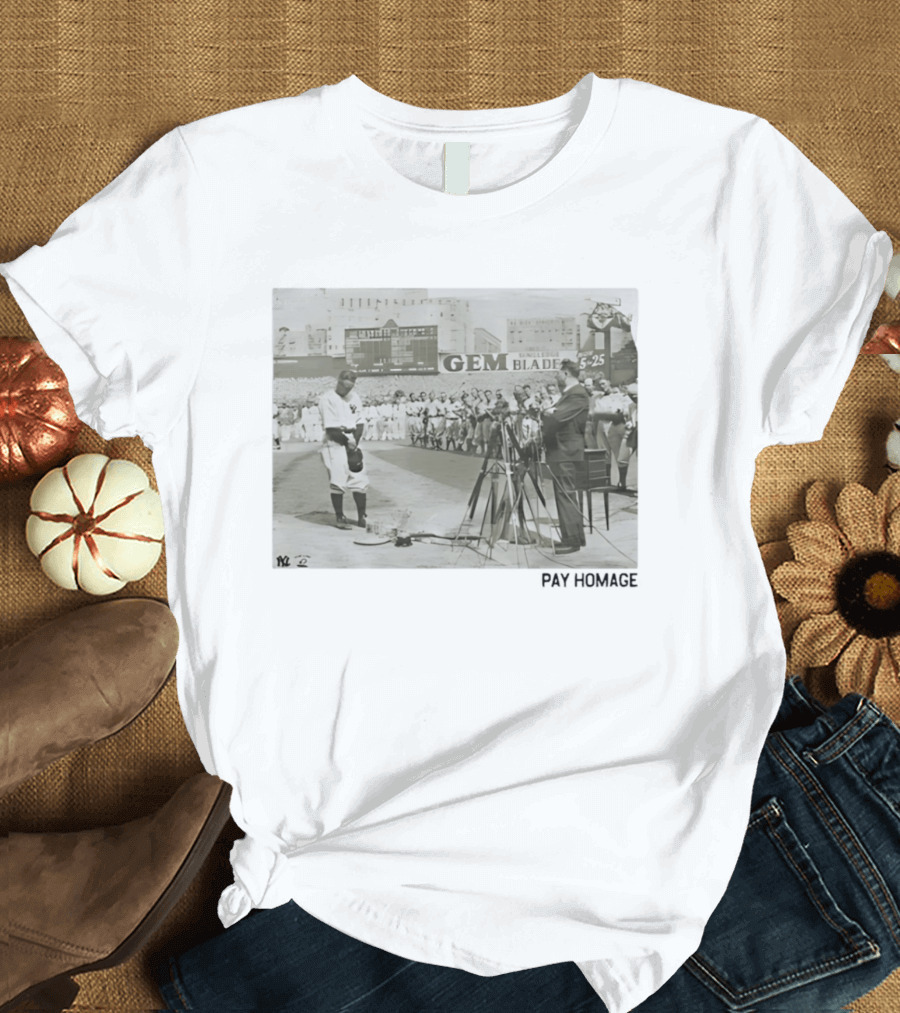 Lou Gehrig New York Yankees Yankee Stadium Farewell Address July 4th Iconic Moment T-Shirt