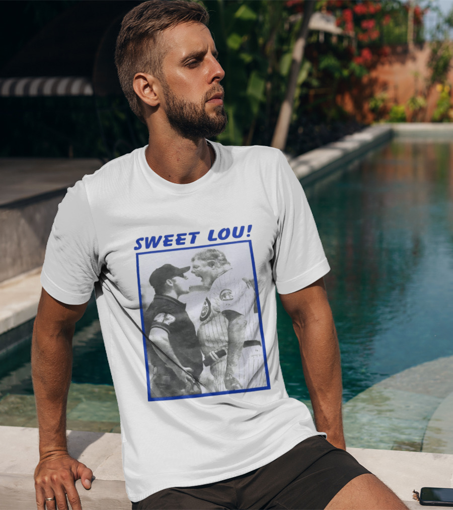Sweet Lou Piniella Chicago Cubs MLB Umpire Confrontation T-Shirt