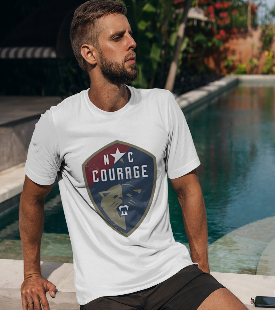 North Carolina Courage Star Shield NC Courage T-Shirt