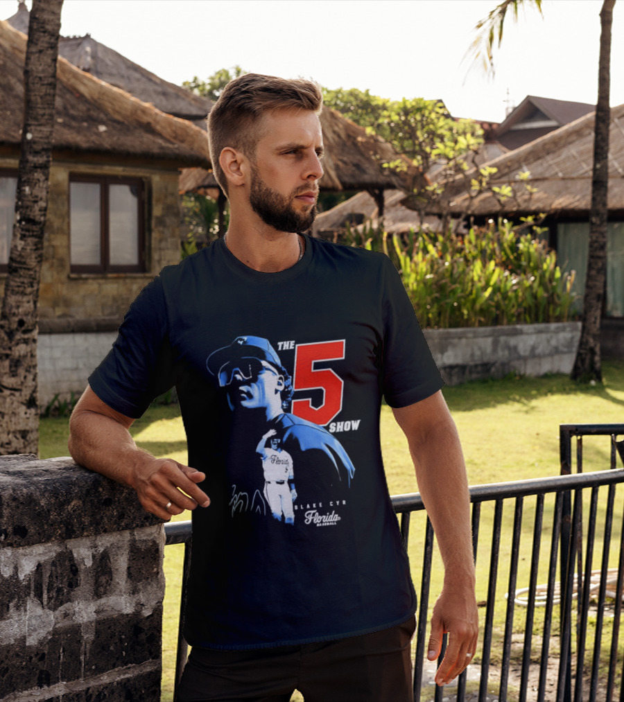 Blake Cyr The 5 Show Florida Baseball T-Shirt