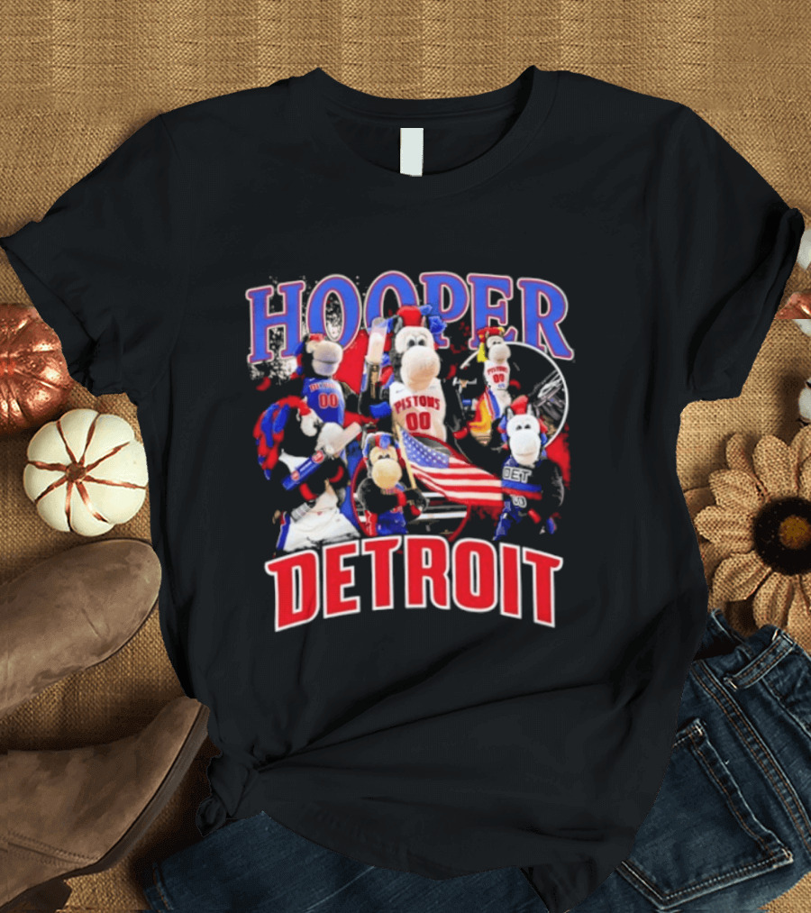 Detroit Pistons Hooper 2026 NBA Crossroads T-Shirt