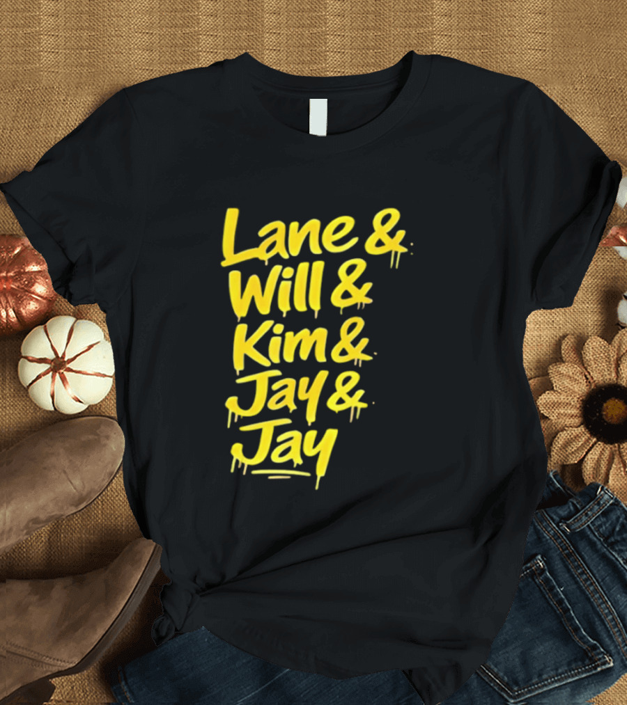 Lane Will Kim Jay Jay Graffiti Style Names T-Shirt