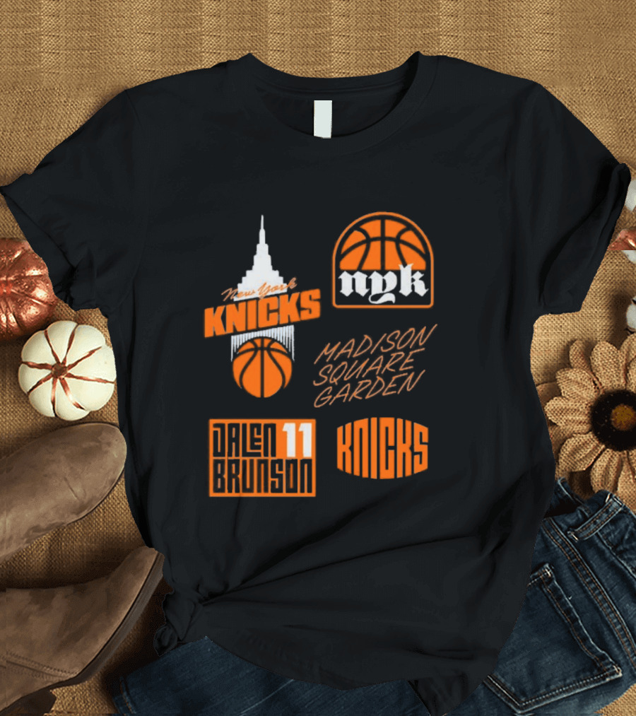 New York Knicks Jalen Brunson MSG NYK 11 Madison Square Garden T-Shirt