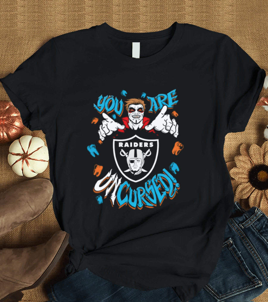 WWE Danhausen Las Vegas Raiders You Are Uncursed T-Shirt