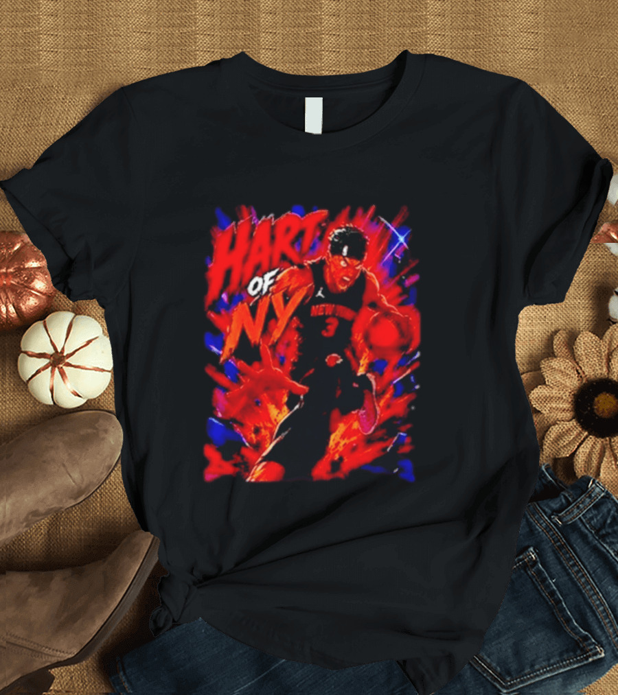 New York Knicks Josh Hart Of NY Black Basketball T-Shirt