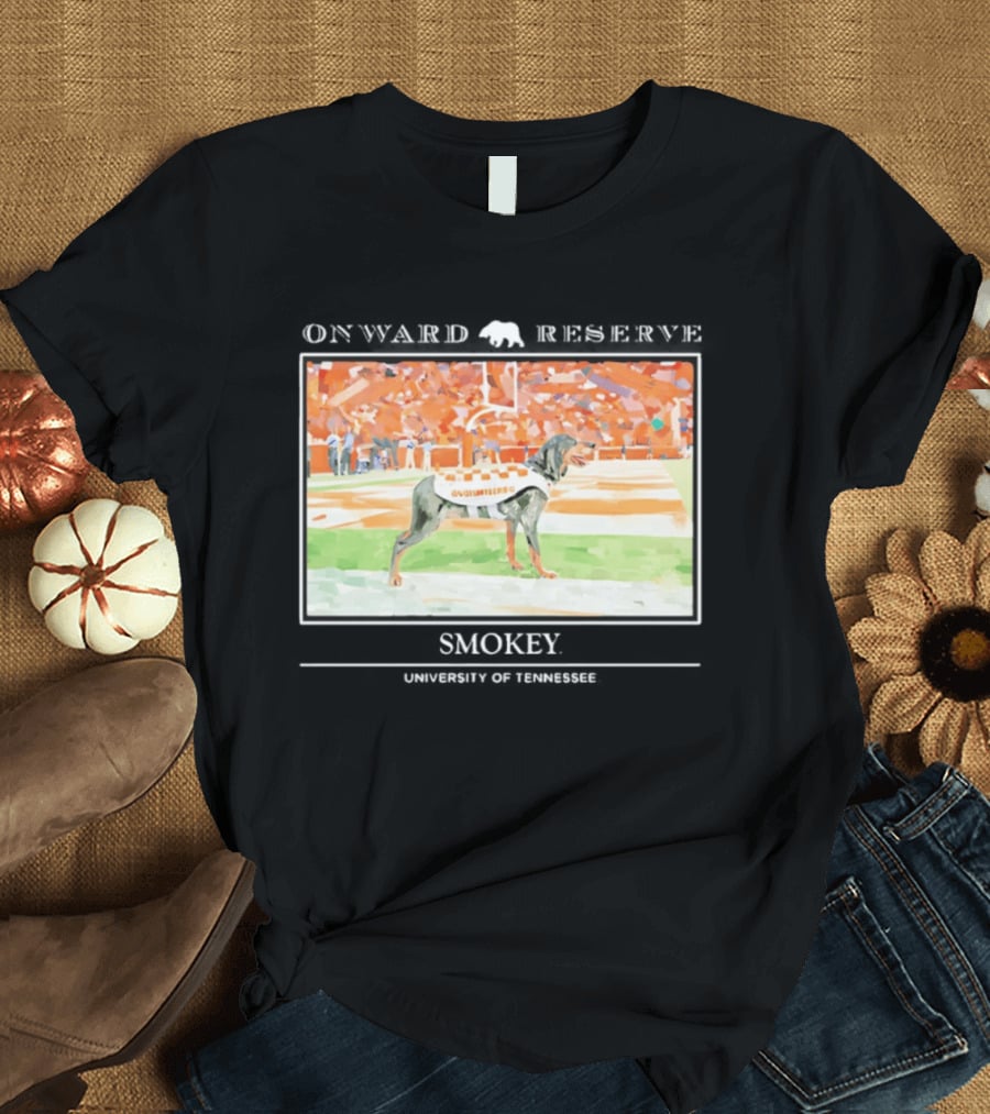 Onward Reserve Smokey University Of Tennessee Volunteers Football Stadium T-Shirt