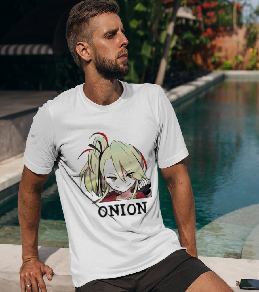 Deathpolca Anime Style Character With Onion T-Shirt