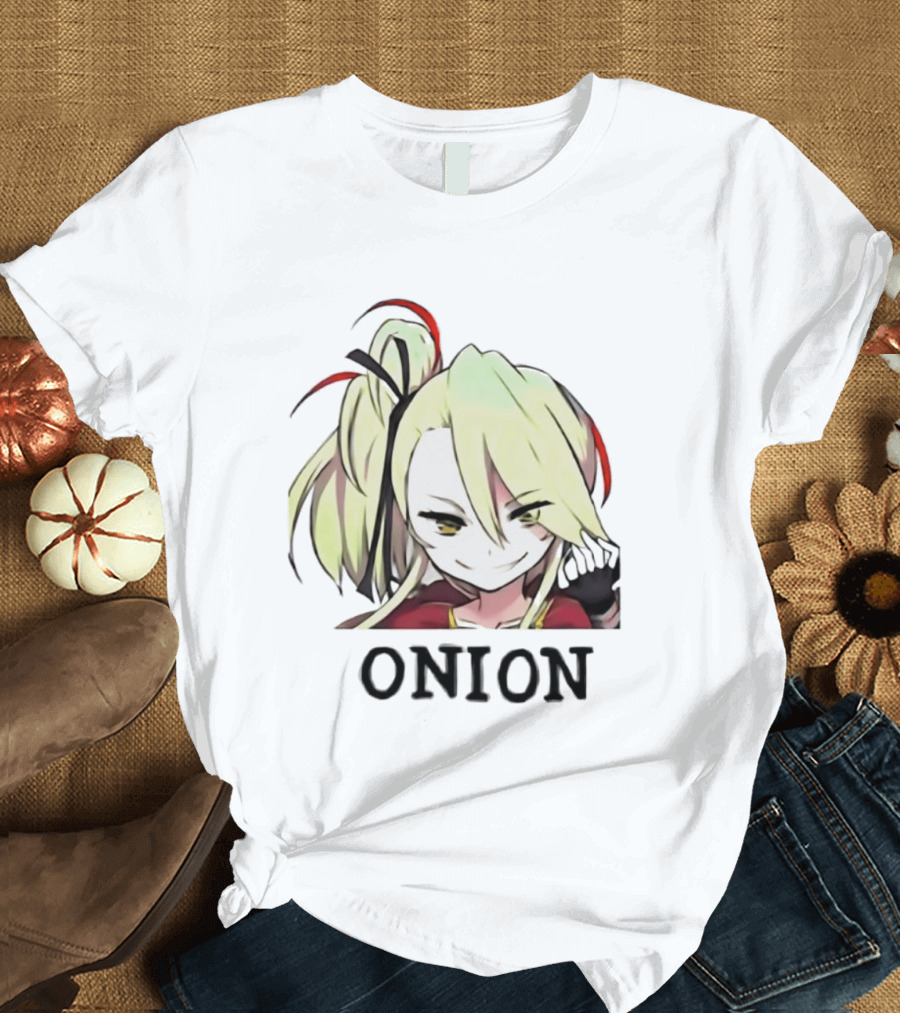 Deathpolca Anime Style Character With Onion T-Shirt