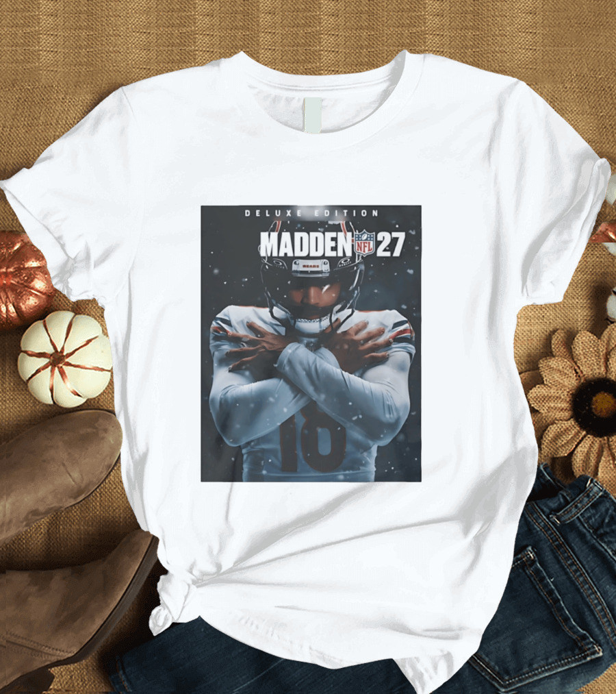 Madden NFL 27 Deluxe Edition Caleb Williams Bears 18 T-Shirt
