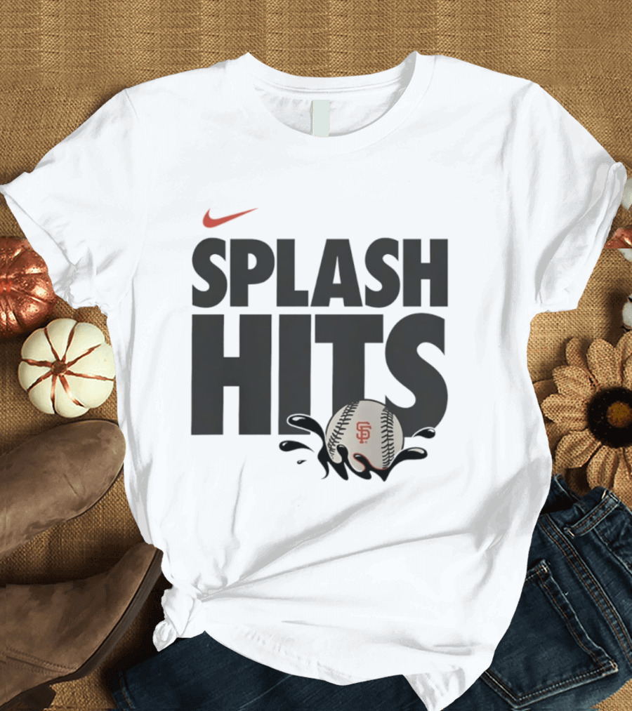 Nike San Francisco Giants Splash Hits Baseball T-Shirt