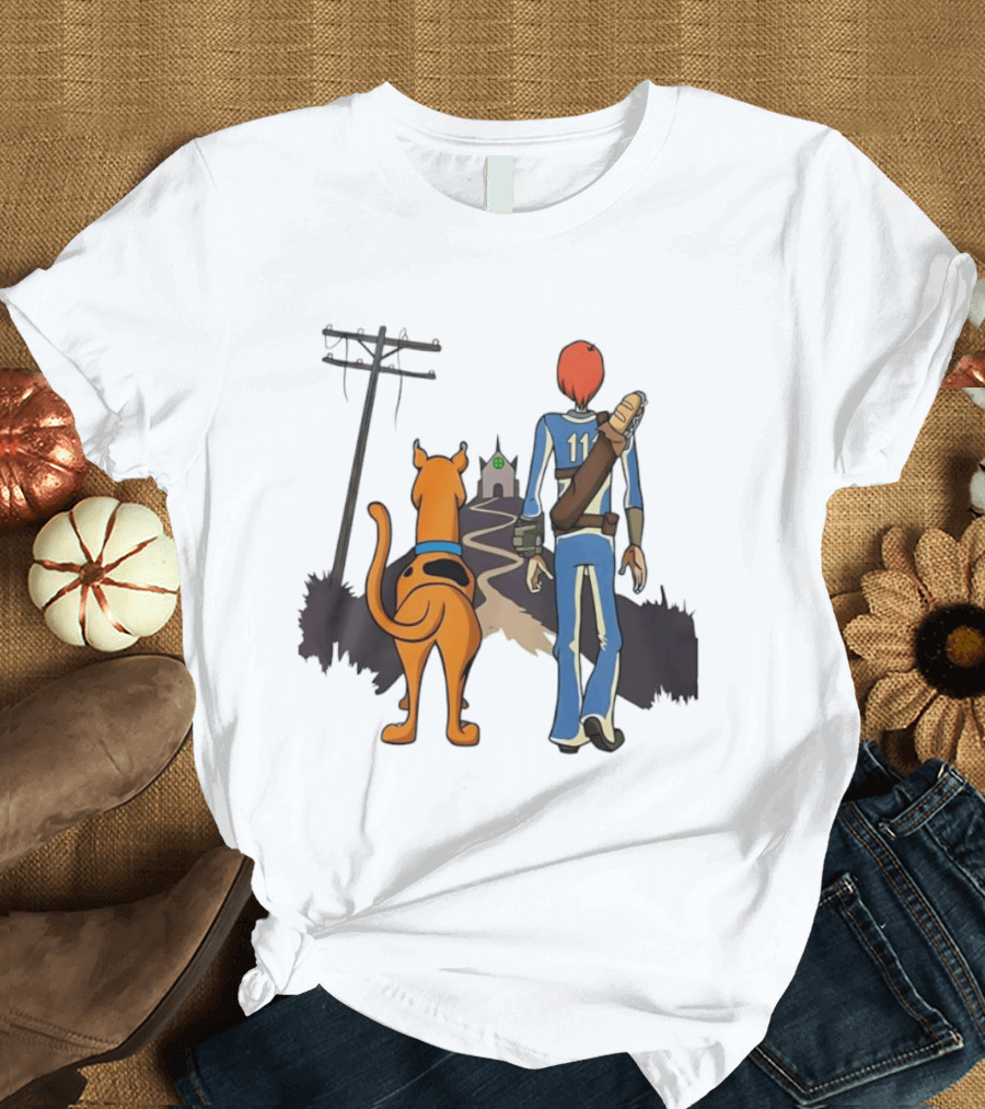 Scooby Doo Shaggy Rogers Fallout Vault Dweller Adventure T-Shirt