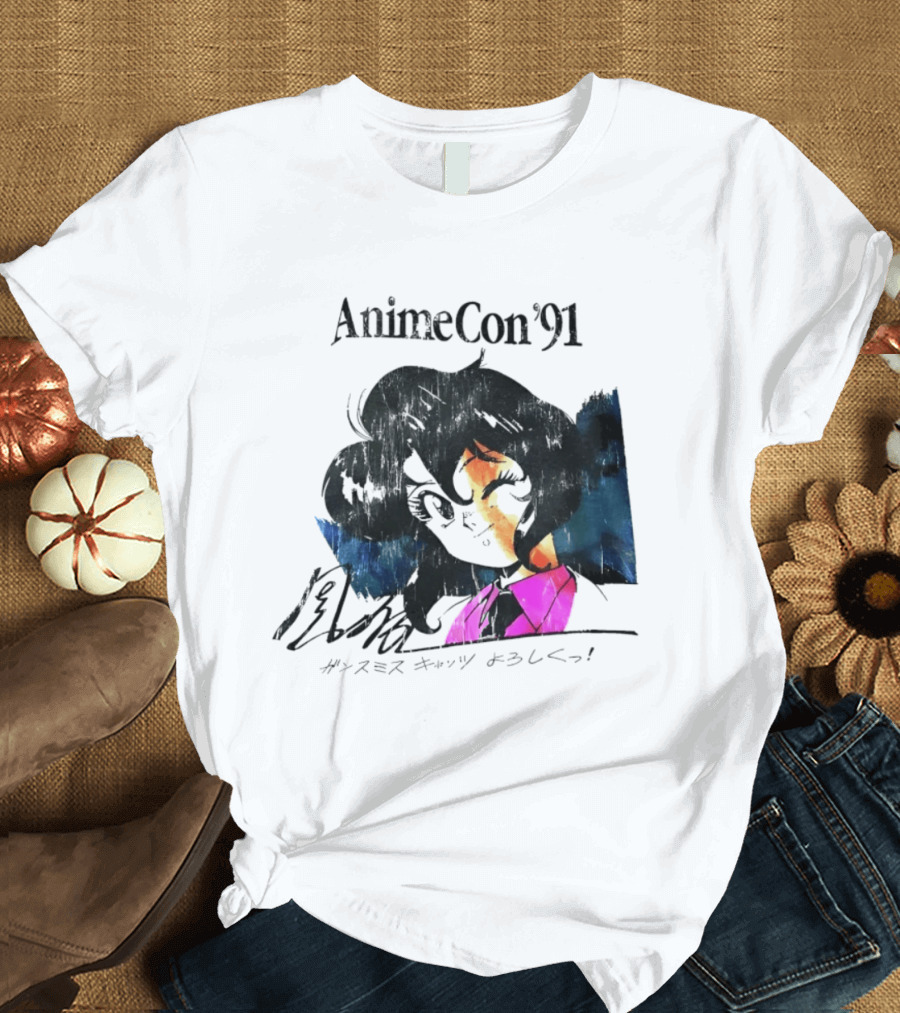 AnimeCon '91 Rally Vincent Gunsmith Cats Manga T-Shirt