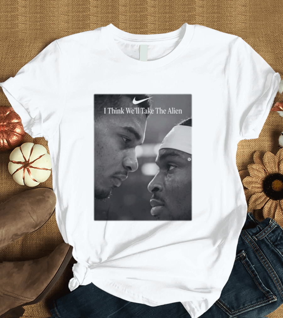I Think We'll Take The Alien NBA Basketball Victor Wembanyama T-Shirt