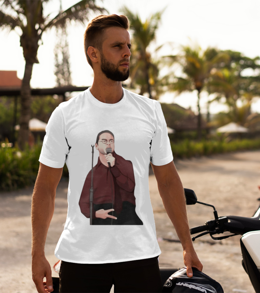 Max And Paddy Stand Up Comedy Performance Live Stage Microphone T-Shirt