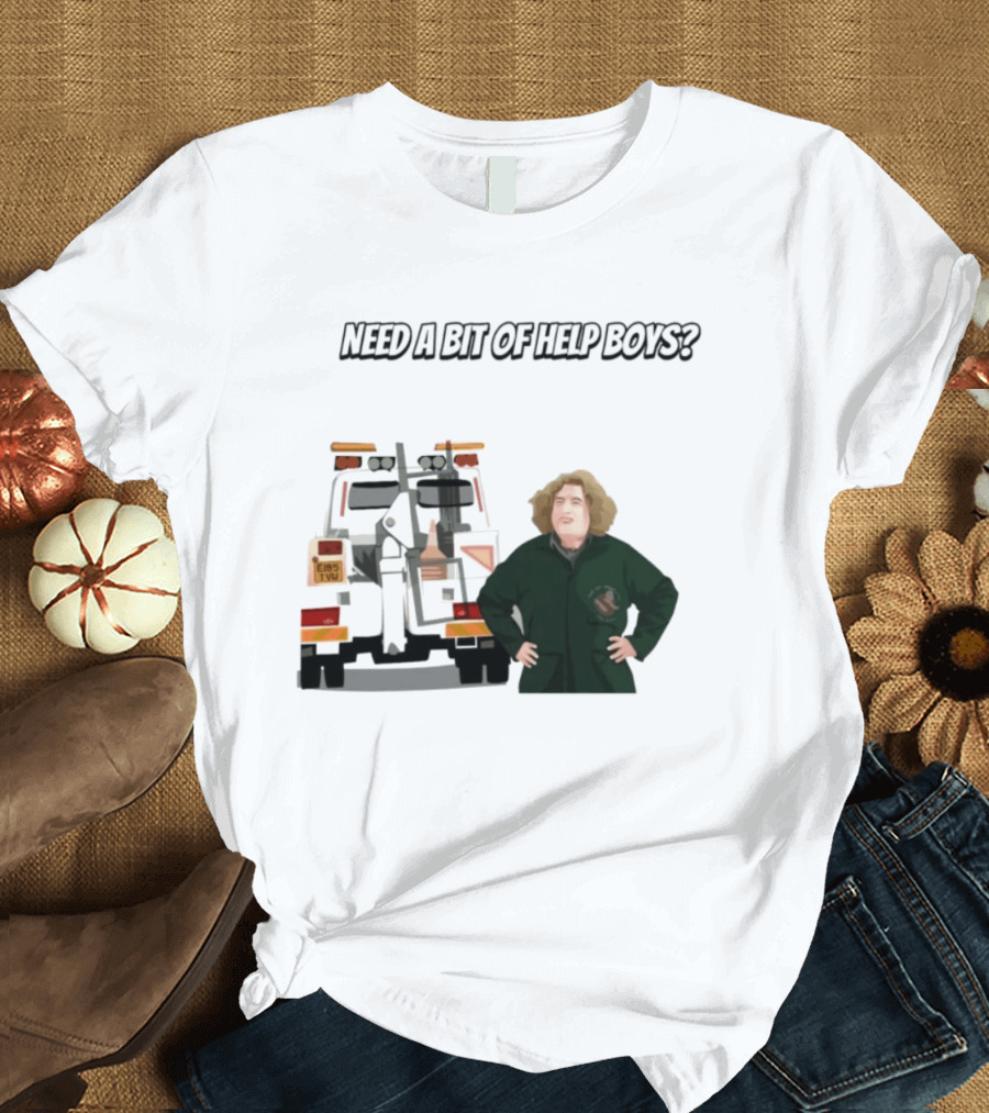 NEED A BIT OF HELP BOYS Paddy Tow Truck Raymond Stantz T-Shirt