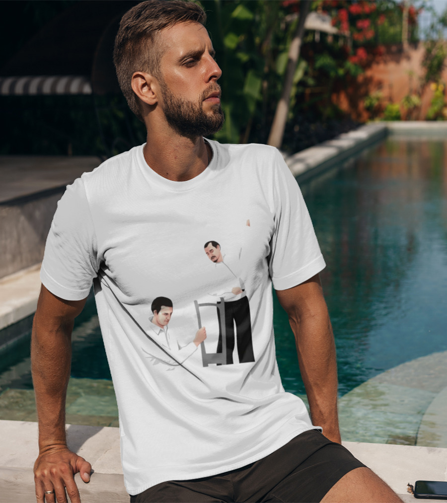 Max And Paddy Pine Barrens Christopher Moltisanti Paulie Gualtieri Chair Scene T-Shirt